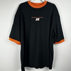 Nascar Tony Stewart #20 Home Depot Shirt Size XXL Black Orange Chase Authentics